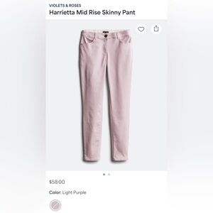 Violet & Roses skinnys